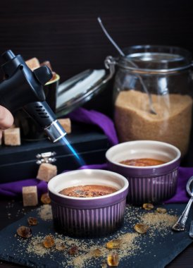 Creme brulee ile Gaz brülörlü
