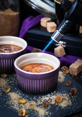 Creme brulee ile Gaz brülörlü