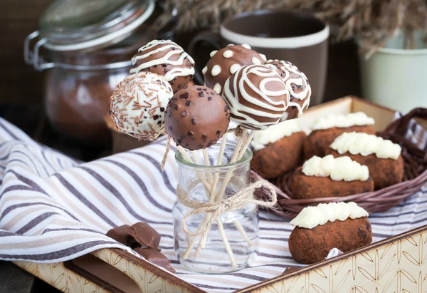 Домашние шоколадные булочки — стоковое фото