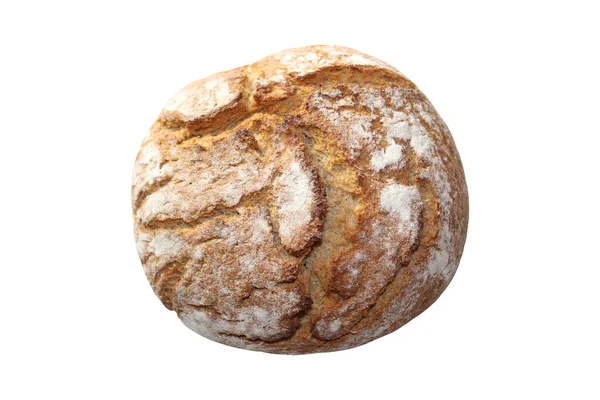 Ψωμί Λευκό Φόντο — Φωτογραφία Αρχείου