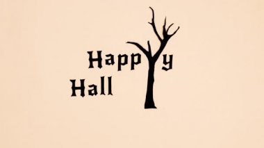 Ürkütücü ağaçlar, yarasalar ve hayaletlerle dolu Cadılar Bayramı mesajınız kutlu olsun. Hareketi durdur