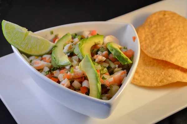 Ceviche de peixe fresco — Fotografia de Stock