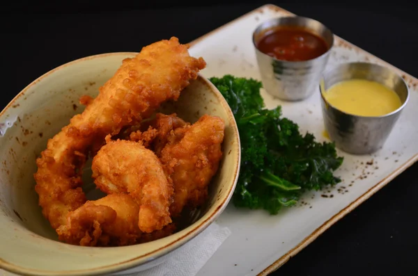 Fried Fish Appetizer — Stock Photo, Image