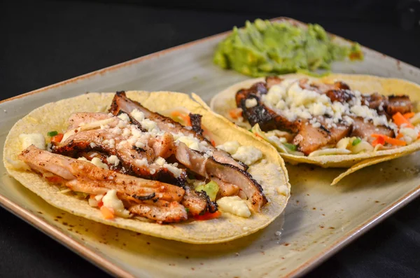 Braised Pork Tacos — Stok fotoğraf