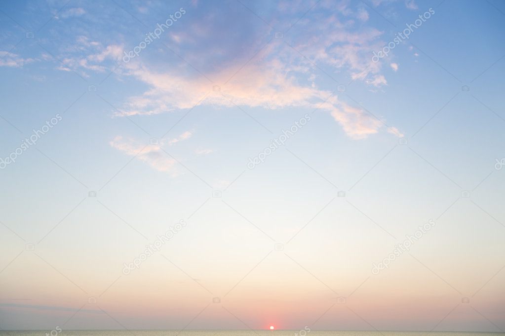 evening sky for backgrounds and compositions