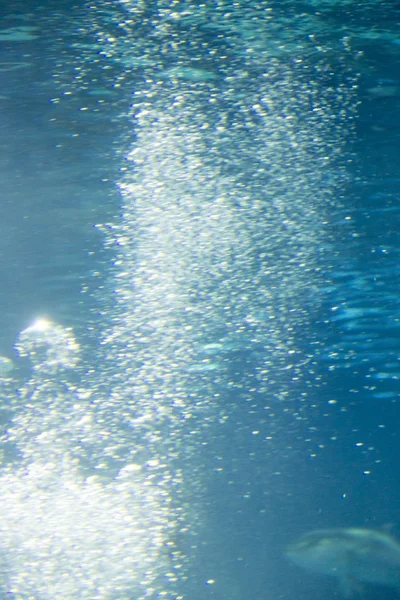 Blurred bubbles under water for backgrounds — Stock Photo, Image