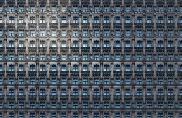 Egy Régi Berlini Társasház Homlokzatának Építészeti Mintázata Oszlopokkal — Stock Fotó