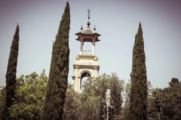 Detalle del palacio de montjuice barcelona, España — Foto de Stock