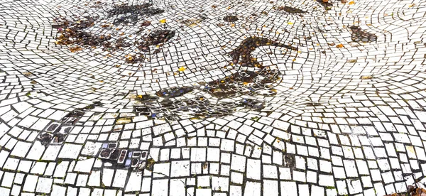 Primo piano di un mosaico sporco per sfondi — Foto Stock