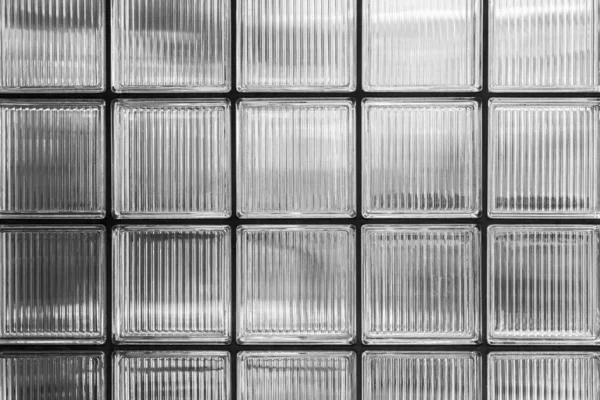 Wall of glass bricks for backgrounds — Stock Photo, Image