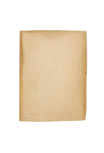 Старый винтажный коричневый картон для заднего плана — стоковое фото
