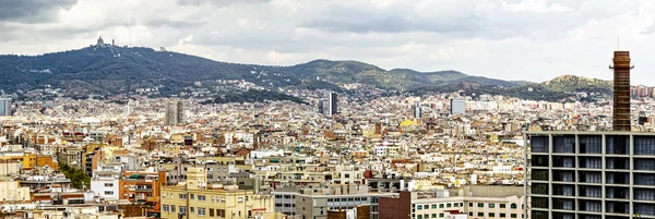 Panorama barcelona im sommer — Stockfoto