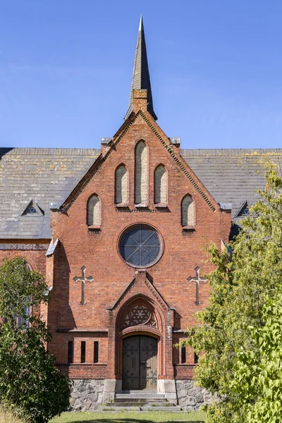 Puerta de una antigua iglesia en Alemania — Foto de Stock