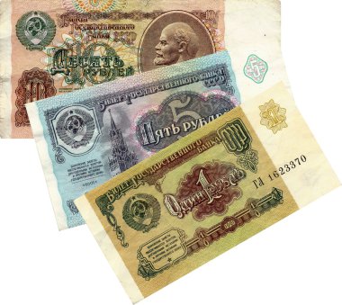 Banknot 1991 1 5 10 ruble