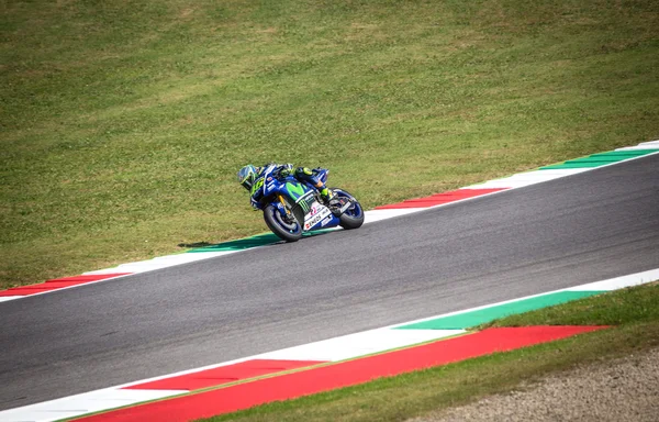 Valentino Rossi van Yamaha fabrieksteam race Motogp — Stockfoto