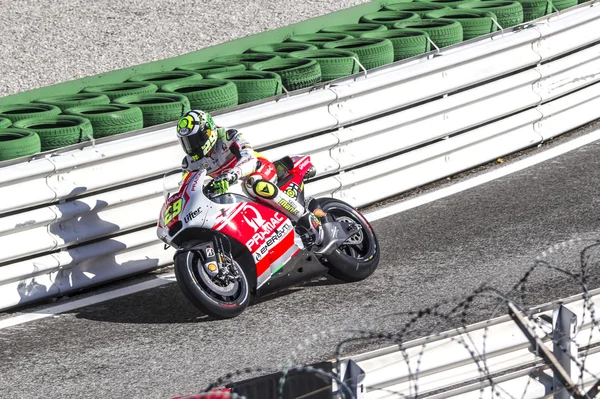 Andrea Iannone of Ducati Pramac team racing — Stock Photo, Image