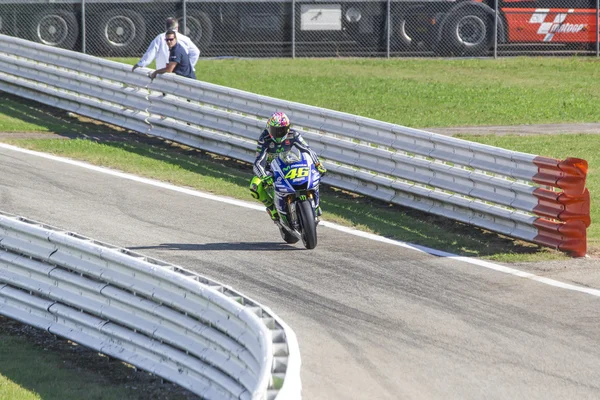 Valentino Rossi da Yamaha Factory equipe de corrida — Fotografia de Stock