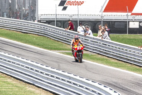 Marc Marquez of Repsol Honda team racing — Stock Photo, Image