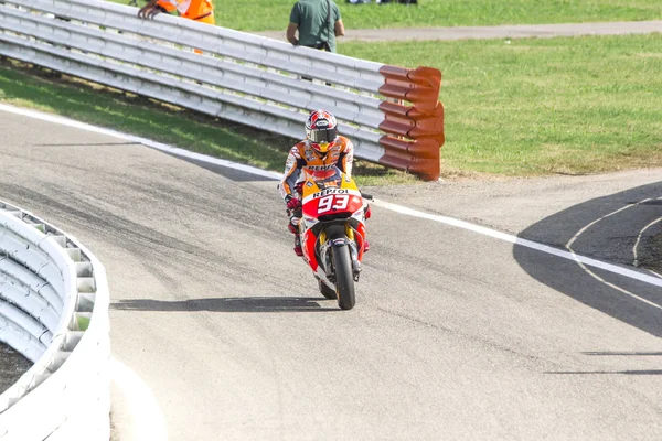 Marc marquez repsol honda takımının yarış — Stok fotoğraf