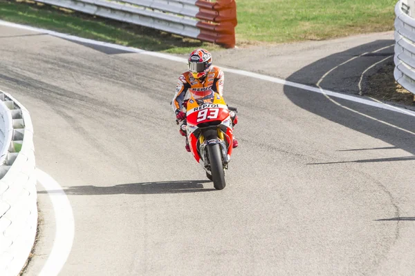 Marc marquez repsol honda takımının yarış — Stok fotoğraf