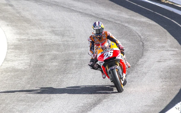 Dani Pedrosa of Repsol Honda team racing Stock Image