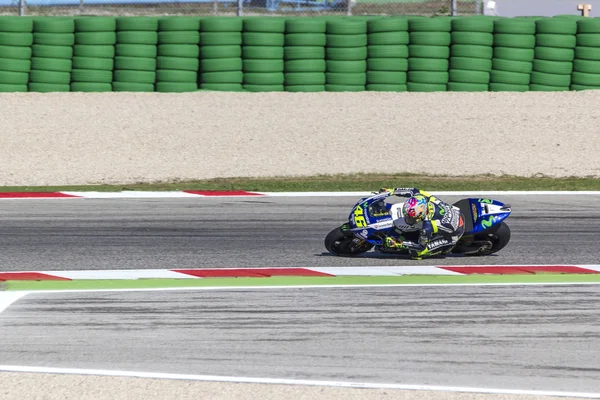 Valentino rossi van fabrieksteam van yamaha racing — Stockfoto