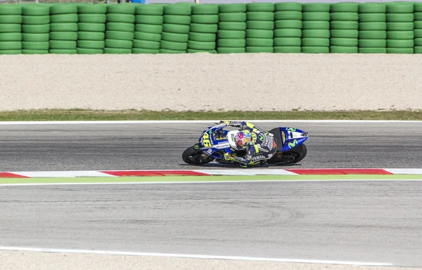 Valentino rossi van fabrieksteam van yamaha racing — Stockfoto