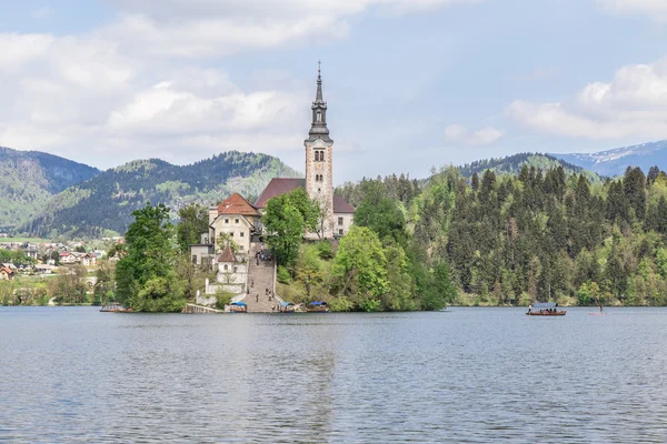 Lago Bled en Eslovenia, primavera de 2015 —  Fotos de Stock