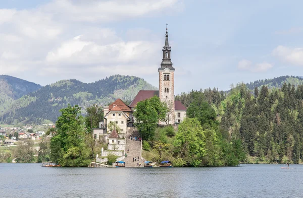 Lago Bled en Eslovenia, primavera de 2015 —  Fotos de Stock