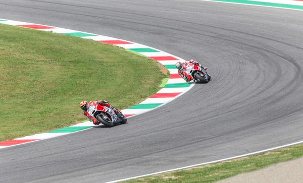 Andrea Dovizioso on Official Ducati MotoGP — Stock Photo, Image