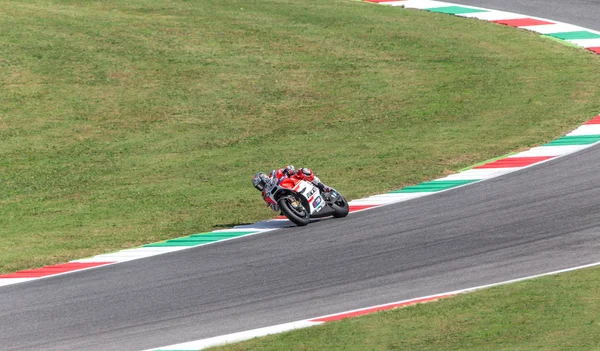 Andrea Dovizioso en MotoGP Officiel Ducati Images De Stock Libres De Droits