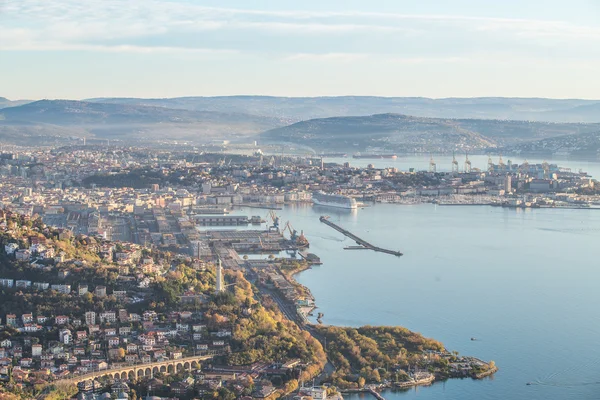 Trieste stad, Italien. — Stockfoto
