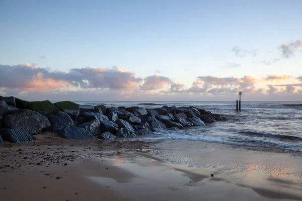 Tidig Soluppgång Southwold Suffolk England Storbritannien — Stockfoto