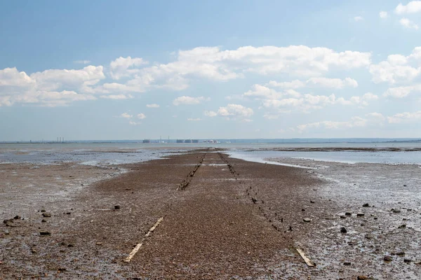 Chemin Vers Mer Westcliff Essex Angleterre Jour Été — Photo