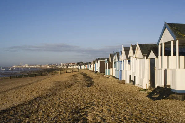 Thorpe Bay deniz açık, çevre Southend-on-Sea, Essex, İngiltere — Stok fotoğraf