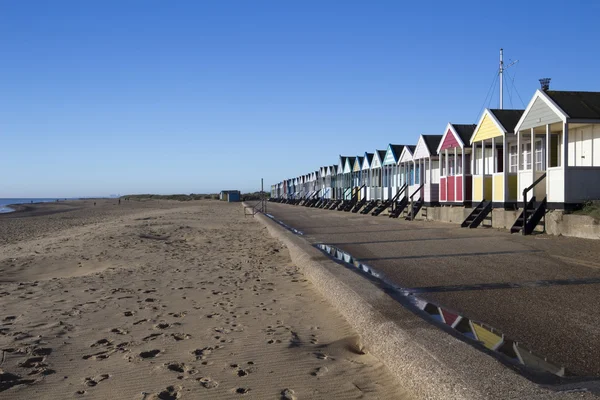 Southwold strand, suffolk, Engeland — Stockfoto