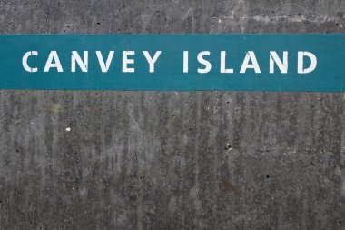 Deniz kenarındaki sete, Canvey Adası, Essex, İngiltere 