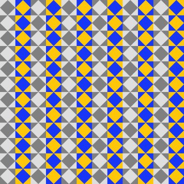 Soluk gri karelerdeki gri elmaslardan, gri karelerdeki soluk gri elmaslardan, kraliyet mavi karelerindeki sarı elmaslardan ve sarı karelerdeki asil mavi elmaslardan yaratıldı.