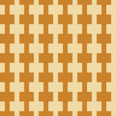 Soluk sarı arkaplan üzerinde yatay ve dikey altın dikdörtgenlerden oluşan desen