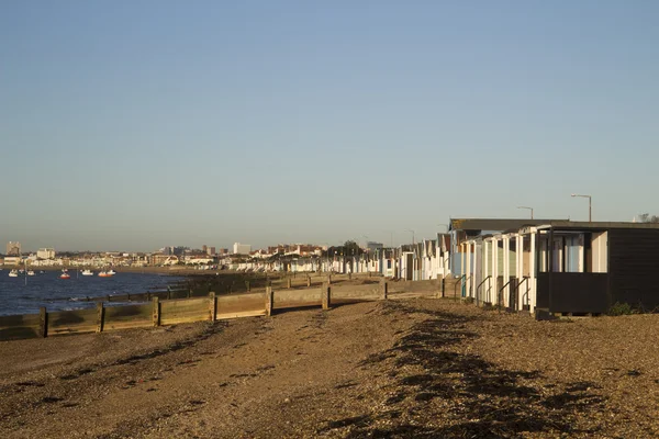 Thorpe Bay Beach, Essex, Anglia — Zdjęcie stockowe