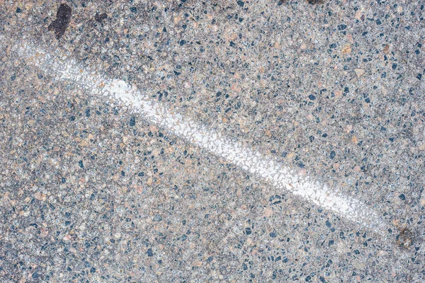 Alter Asphalt Auf Der Straße Weiße Diagonale Städtisches Umfeld — Stockfoto