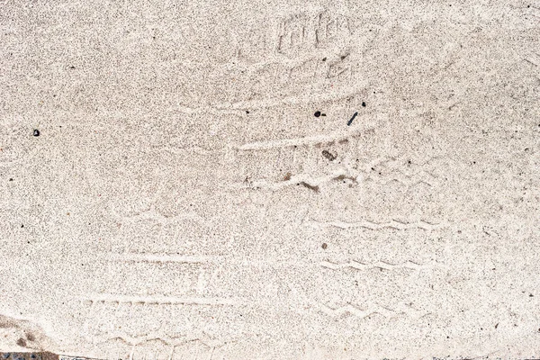 Traces Car Tires Road Marking City Environment — Stock Photo, Image