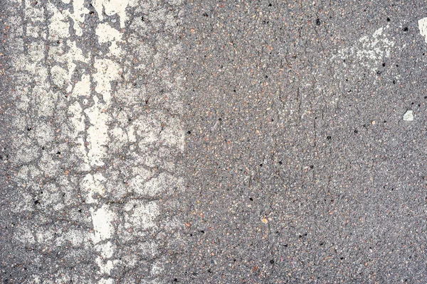 Alter Asphalt Auf Der Straße Markierung Auf Einem Fußgängerüberweg — Stockfoto