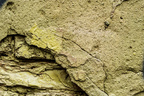 Green Old Brick Wall Close View — Stock Photo, Image