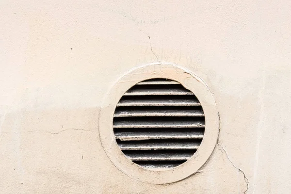 Circular Ventilation Hole Wall Close View — Stock Photo, Image