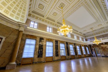 SAINT-PETERSBURG, RUSSIA - 09 AĞUSTOS 2017: Aziz Michael 'ın Şatosu (Mühendislerin Kalesi))