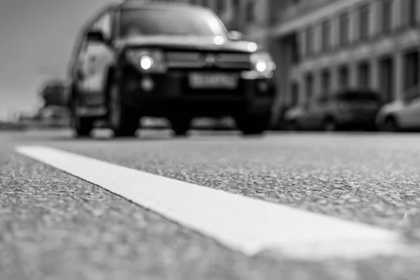 Asphalt Road Surface Bottom View — Stock Photo, Image