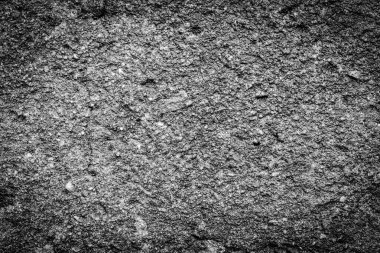 Eski ve ıslak beton duvarda yosun var. Görüntüyü kapat