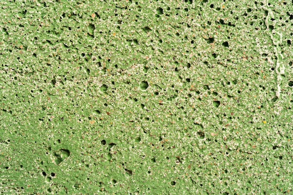 Concrete Wall Painted Green Color Close View — Stock Photo, Image