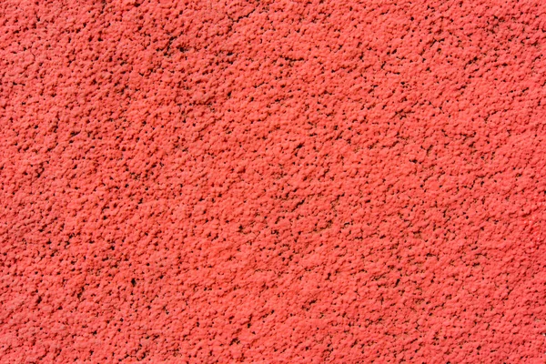 Mur Béton Rouge Avec Petites Pierres — Photo